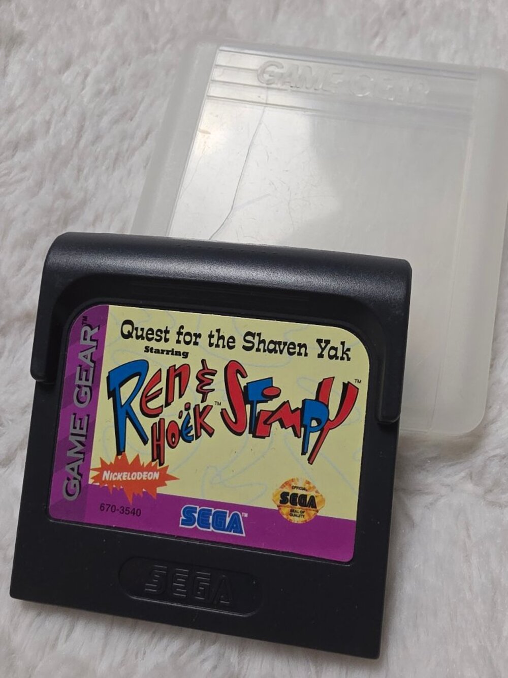 Quest for the Shaven Yak Starring Ren & Stimpy Sega Game Gear 1994 Untested